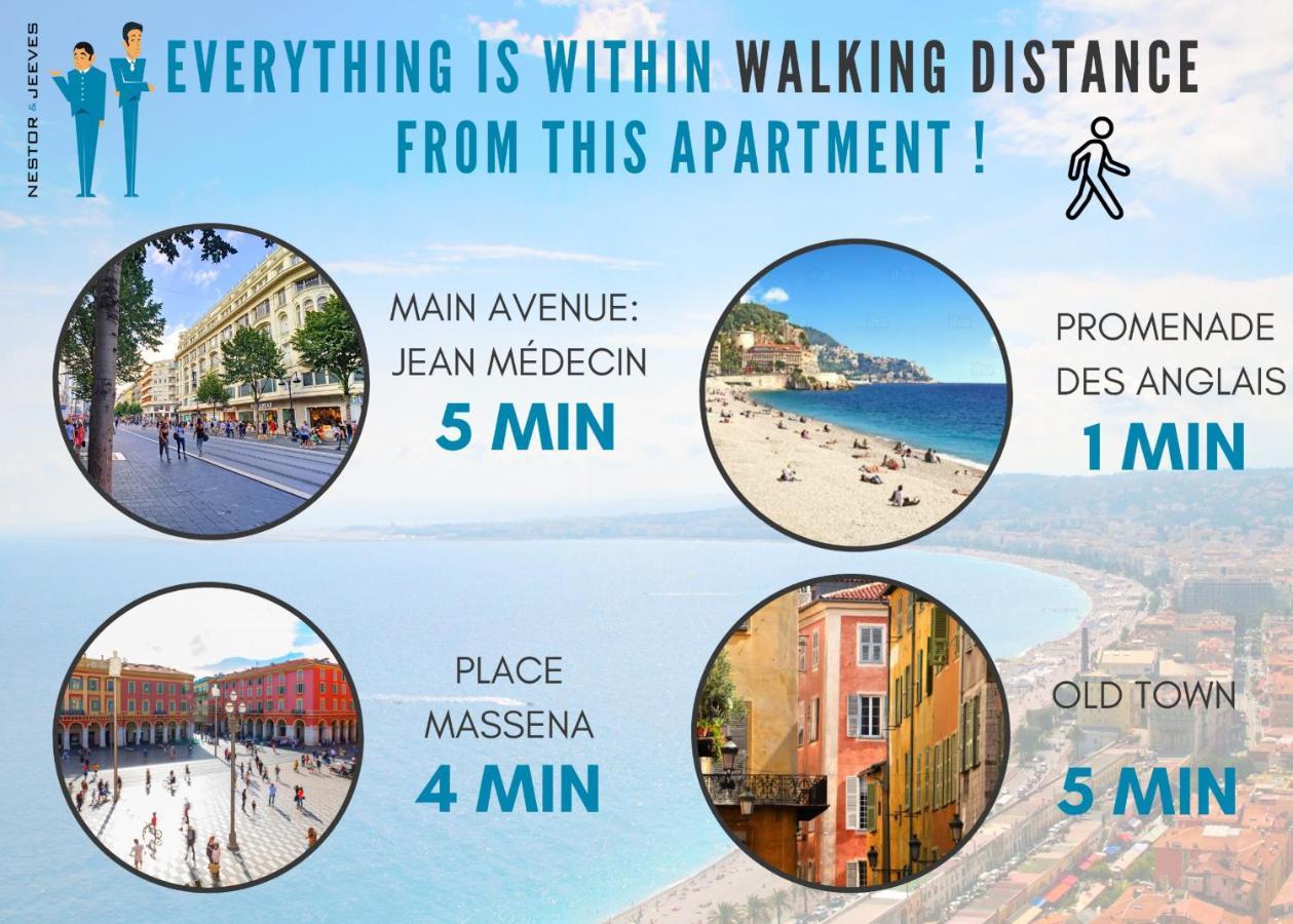 Nestor&Jeeves - Terracotta - Premium Location, Close Sea Nizza Esterno foto
